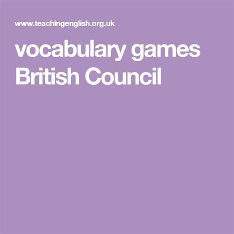 bbc gmaes|british council vocabulary games.